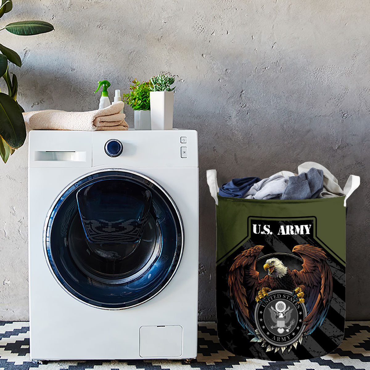 U.S. Army Eagle Laundry Basket