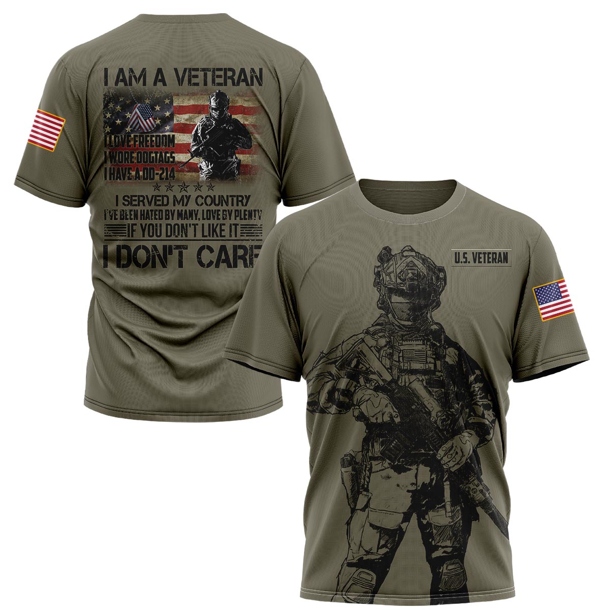 I Am A Veteran I Have A DD-214 Shirts