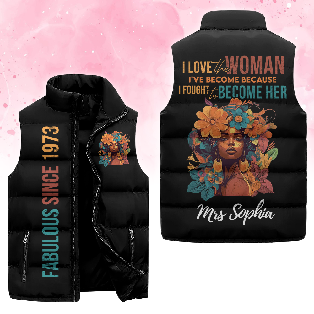 Puffer Vest - Personalised 50th Birthday Gifts, Gift Ideas 50th Birthday Woman