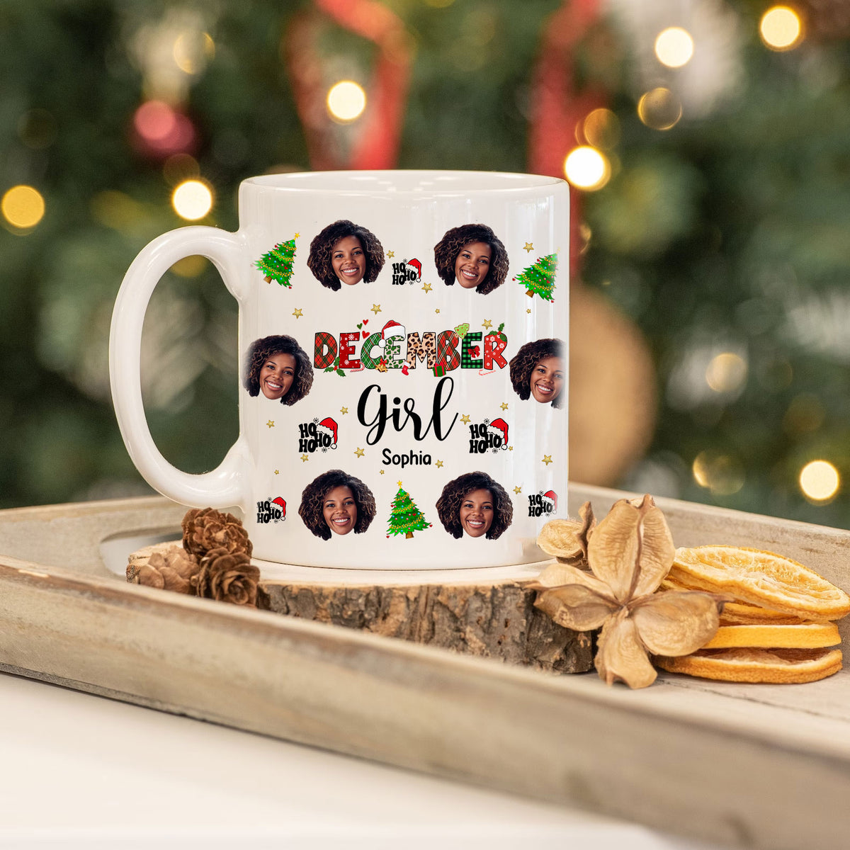 December Birthday Mug, Personalized Birthday Mug, Customized Mug For Birthday, Happy Birthday Personalized Mug