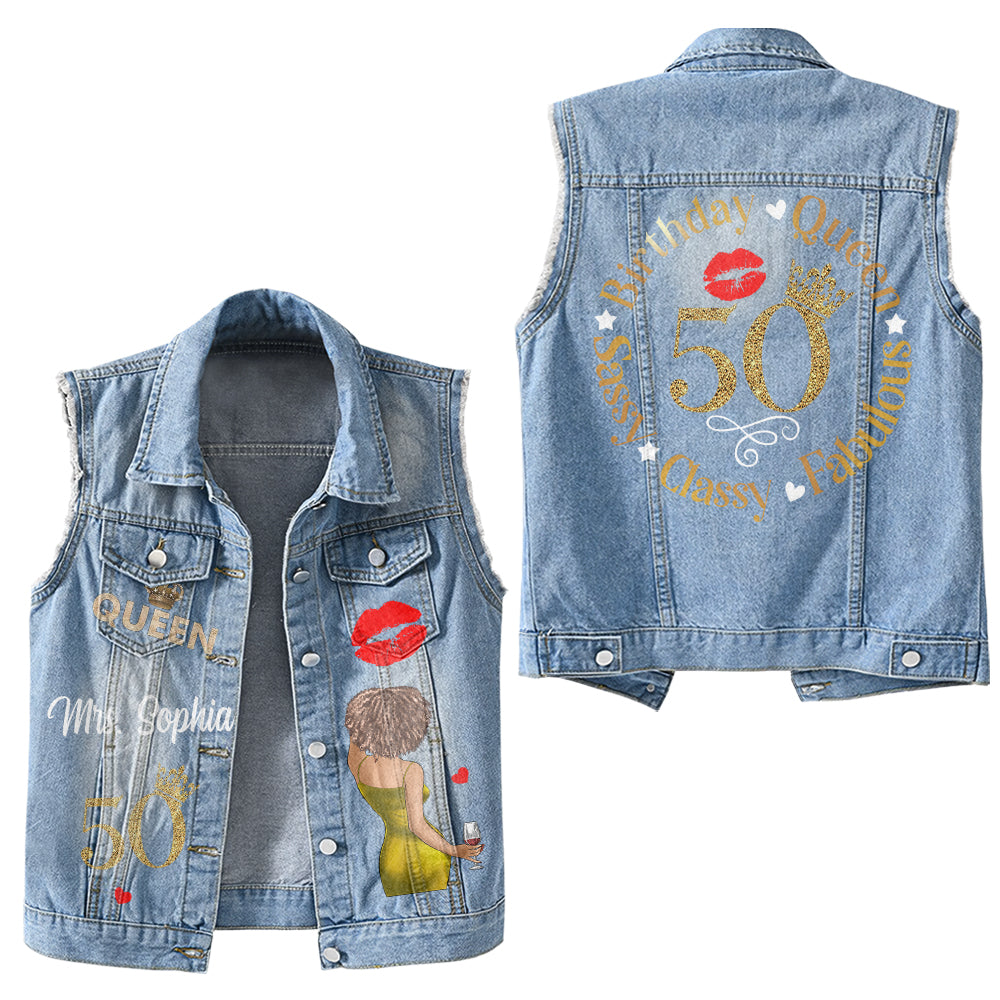 Denimvest - Personalised 50th Birthday Gifts, Gift Ideas 50th Birthday Woman