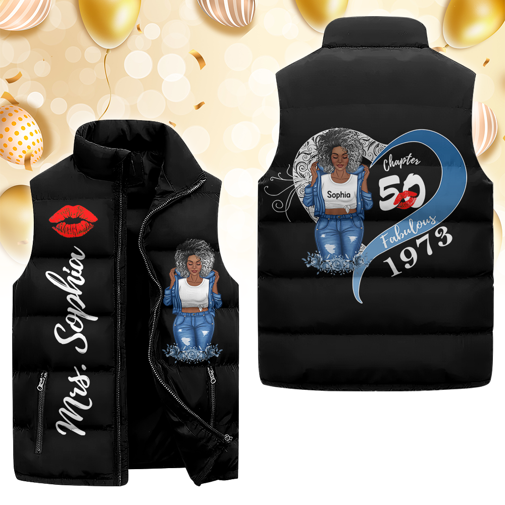 Puffer Vest - Personalised 50th Birthday Gifts, Gift Ideas 50th Birthday Woman