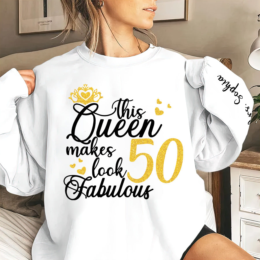 Personalised 50th Birthday Gifts, Gift Ideas 50th Birthday Woman-This Queen makes look 50 fabulous