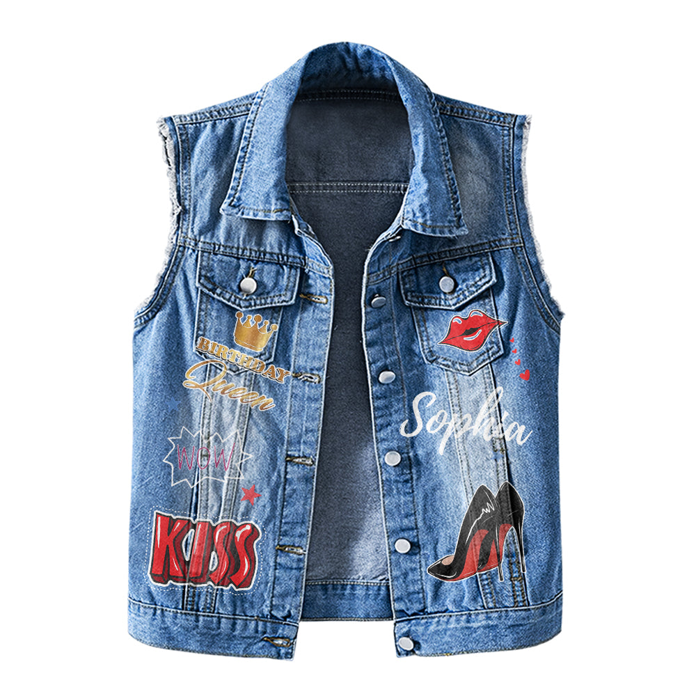 Sleeveless Cutoff jacket