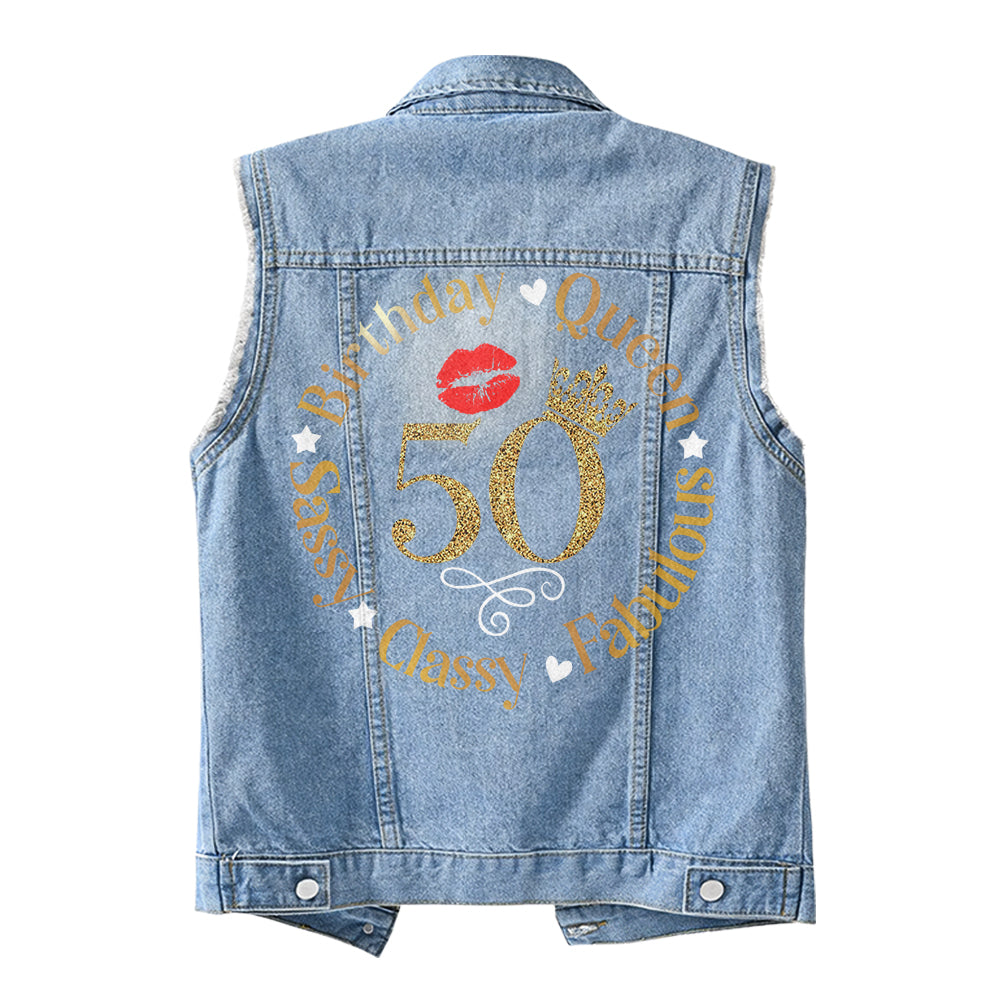 Denimvest - Personalised 50th Birthday Gifts, Gift Ideas 50th Birthday Woman