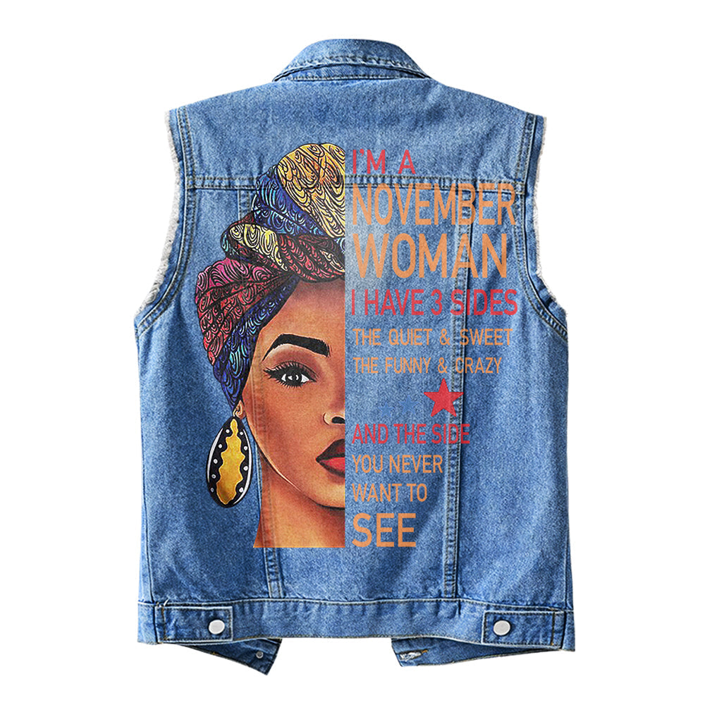 Sleeveless Cutoff jacket