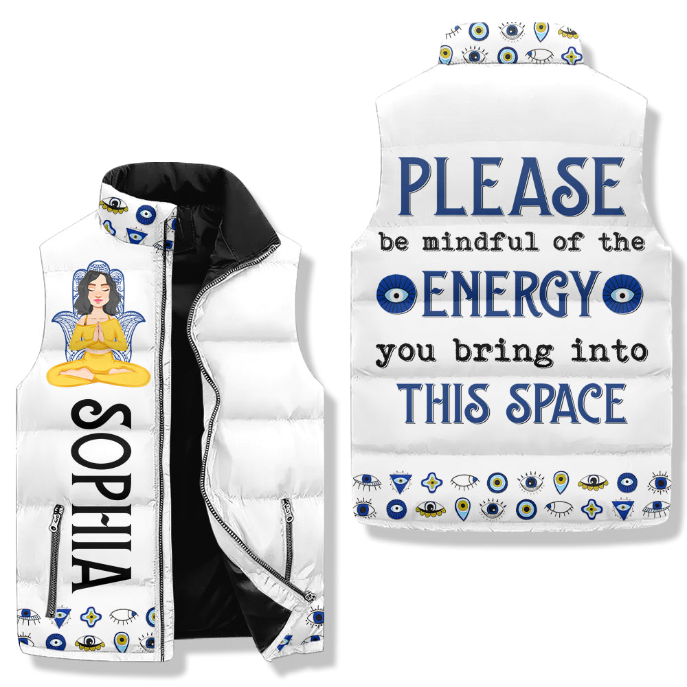 Puffer Vest - Gift For Women, Puffer Vest Yoga, Yoga Lover