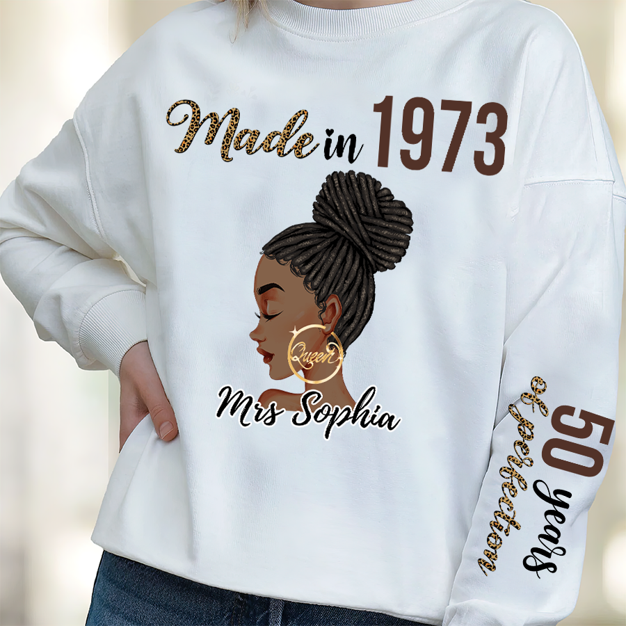 50th Birthday Shirts For Her, Personalised 50th Birthday Gifts, 1973 T Shirt, 50 And Fabulous Shirt, 50th Birthday Shirt Ideas, Gift Ideas 50th Birthday Woman