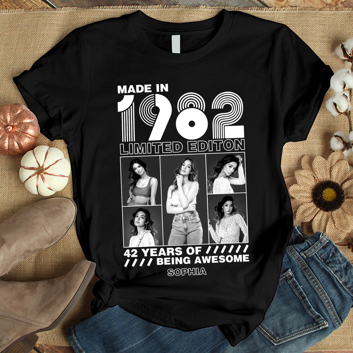 42nd Birthday Shirts, Custom Birthday Shirts, Turning 42 Shirt, Gifts For Women Turning 42, 42 And Fabulous Shirt -YPT-TLT