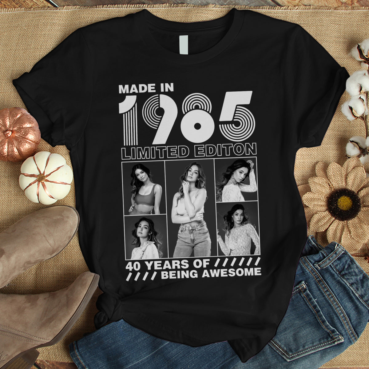 40th Birthday Shirts, Custom Birthday Shirts, Turning 40 Shirt, Gifts For Women Turning 40, 40 And Fabulous Shirt -YPT-TLT