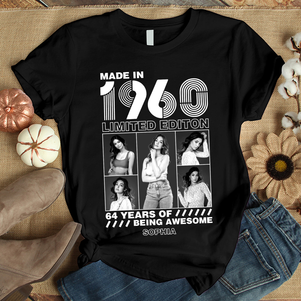 64th Birthday Shirts, Custom Birthday Shirts, Turning 64 Shirt, Gifts For Women Turning 64, 64 And Fabulous Shirt -YPT-TLT