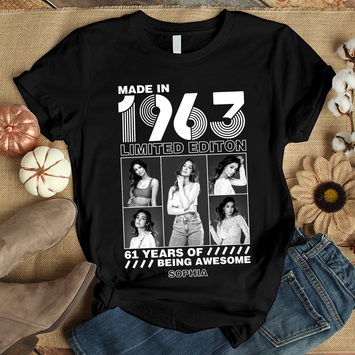 61st Birthday Shirts, Custom Birthday Shirts, Turning 61 Shirt, Gifts For Women Turning 61, 61 And Fabulous Shirt -YPT-TLT