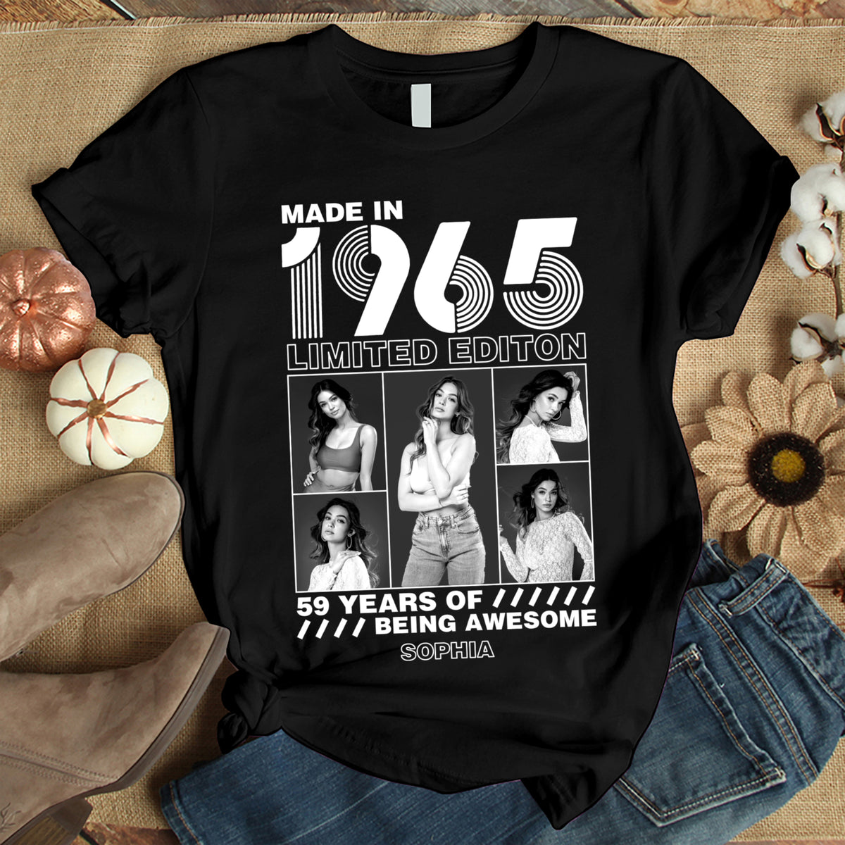 59th Birthday Shirts, Custom Birthday Shirts, Turning 59 Shirt, Gifts For Women Turning 59, 59And Fabulous Shirt -YPT-TLT