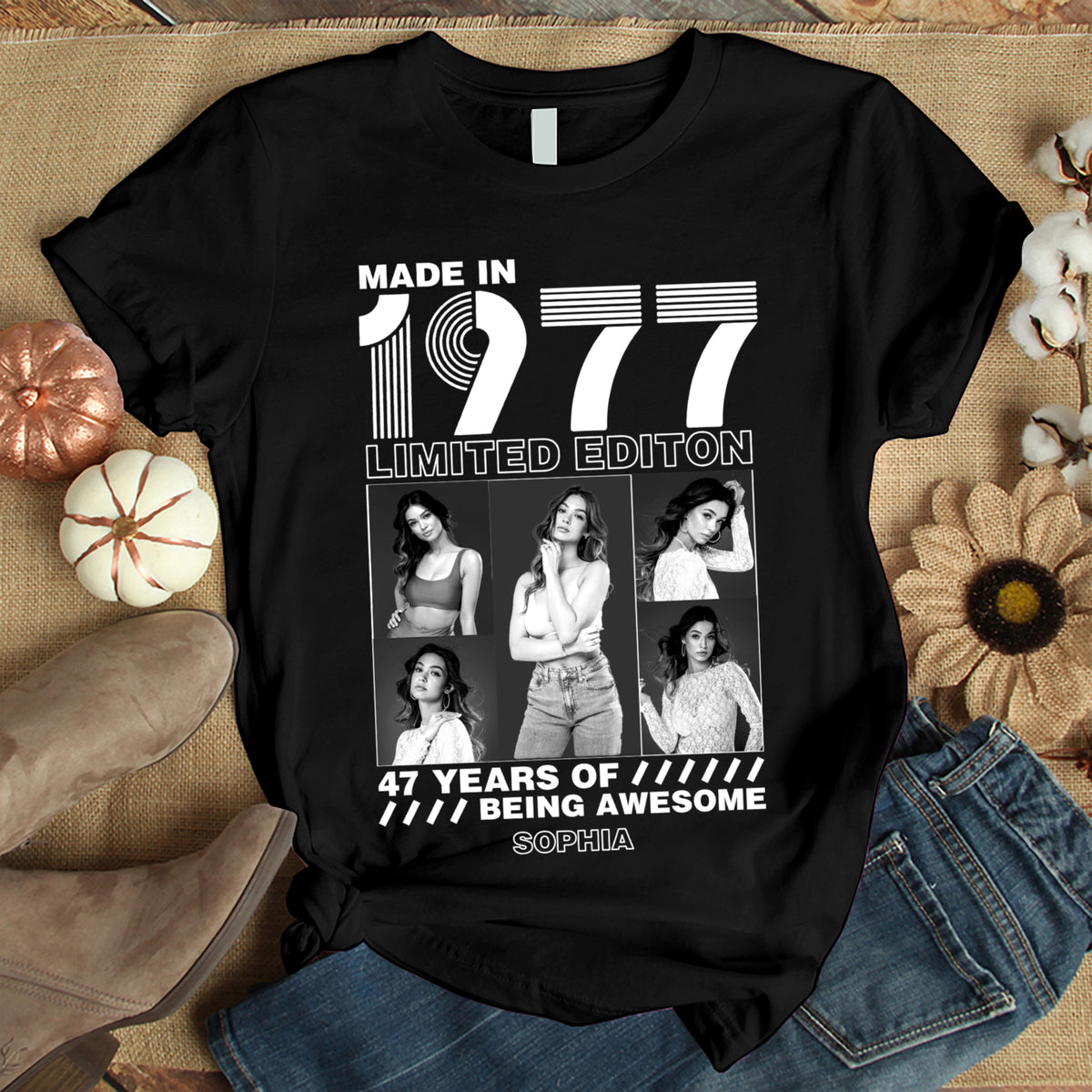 47th Birthday Shirts, Custom Birthday Shirts, Turning 47 Shirt, Gifts For Women Turning 47, 47 And Fabulous Shirt -YPT-TLT
