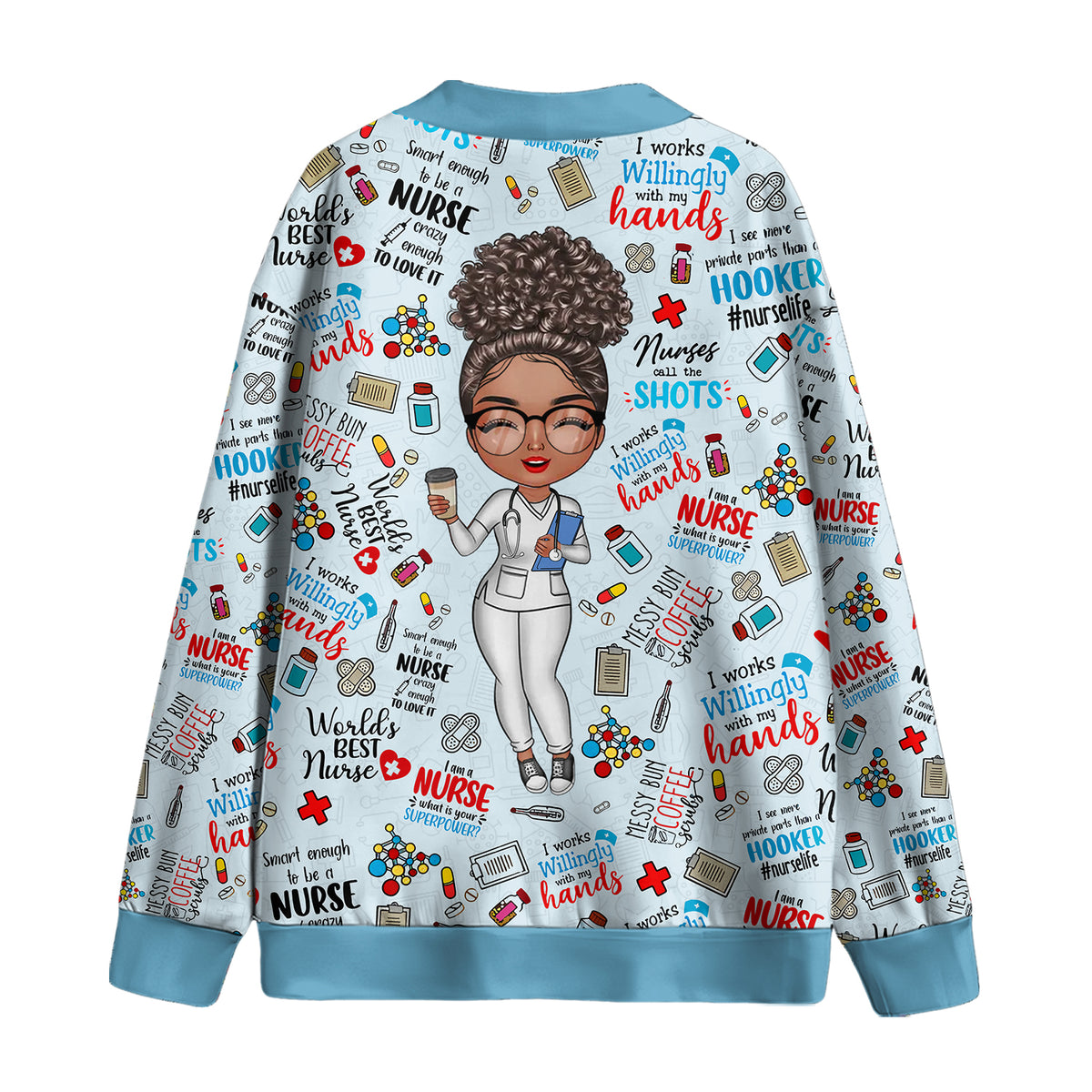 Personalized Cadigan - Personalized Gift Ideas For Nurse, Doctors