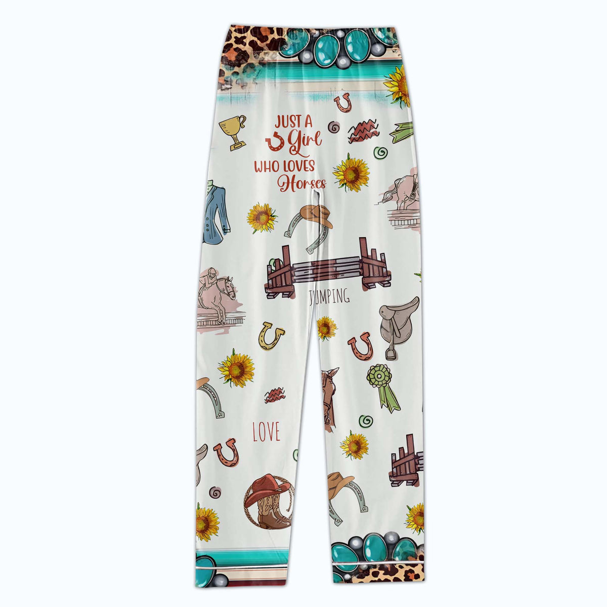 Personalized Women&#39;s Pajama Set, Gift For Cowgirls