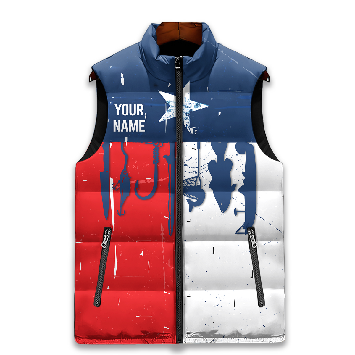 Puffer Vest - Personalized Gift Ideas For Fishing Lovers