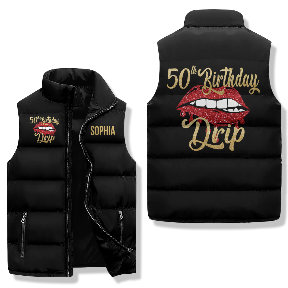 Puffer Vest - Personalised 50th Birthday Gifts, Gift Ideas 50th Birthday Woman