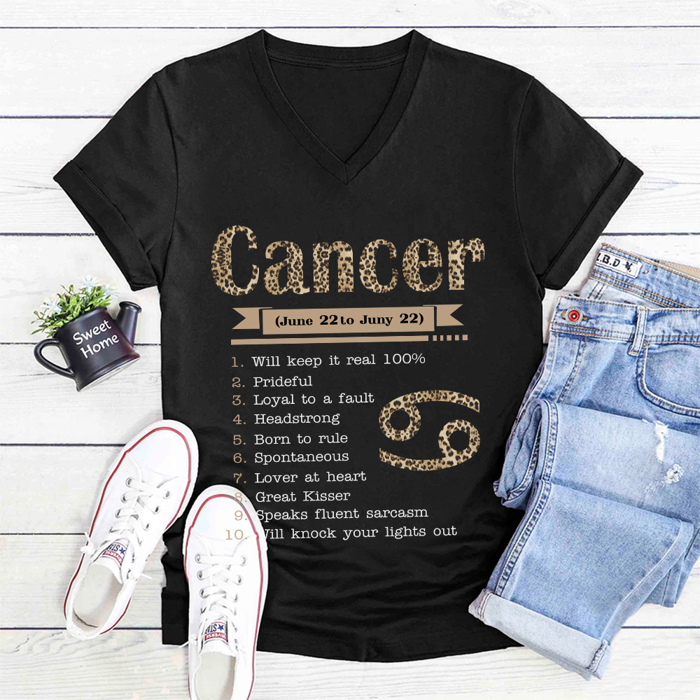 Cancer Girl, Cancer Birthday Shirts For Woman, Cancer Birthday Month, Cancer Cotton T-Shirt For Her