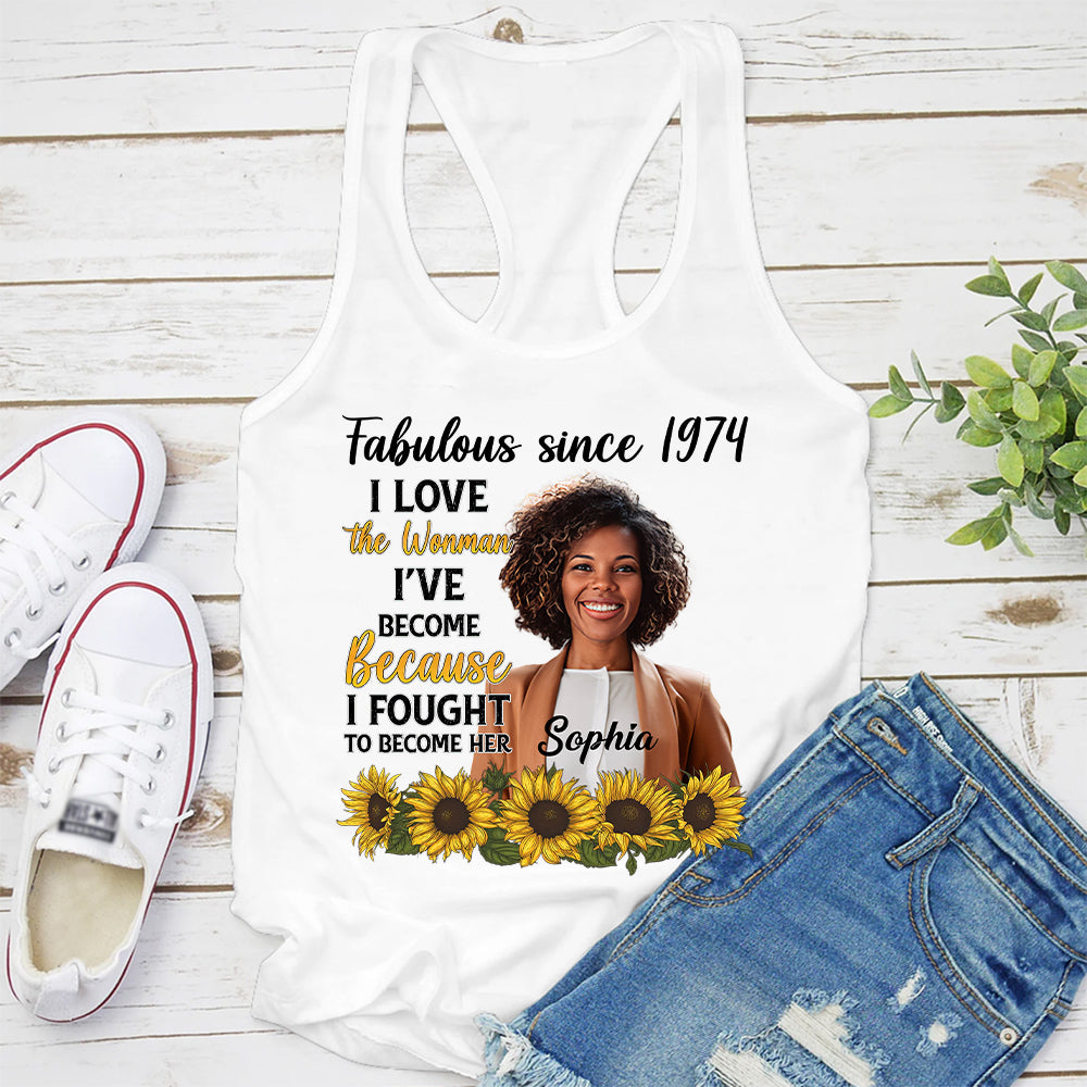 50th Birthday Shirts, Custom Birthday Shirts, Turning 50 Shirt, Gifts For Women Turning 50, 50 And Fabulous Shirt, 1974 Shirt - ALK