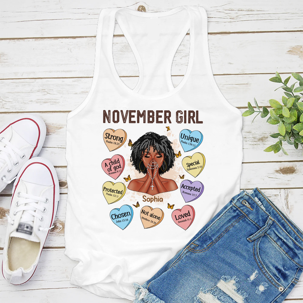 November Birthday Shirt, Custom Birthday Shirt, Queen Was Born In November, November Birthday Shirts For Woman, November Birthday Gifts