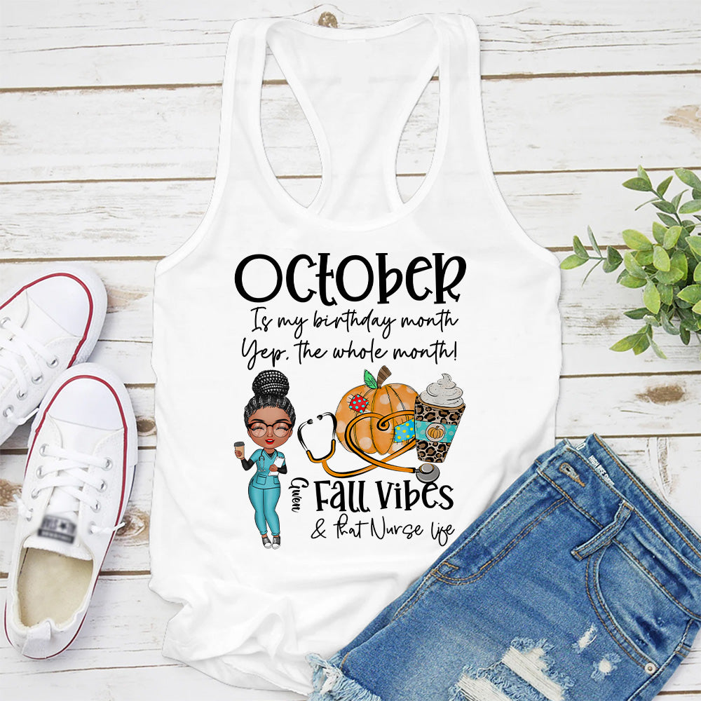 October Birthday Shirt, Custom Birthday Shirt, Queens Are Born In October Birthday Shirts For Woman