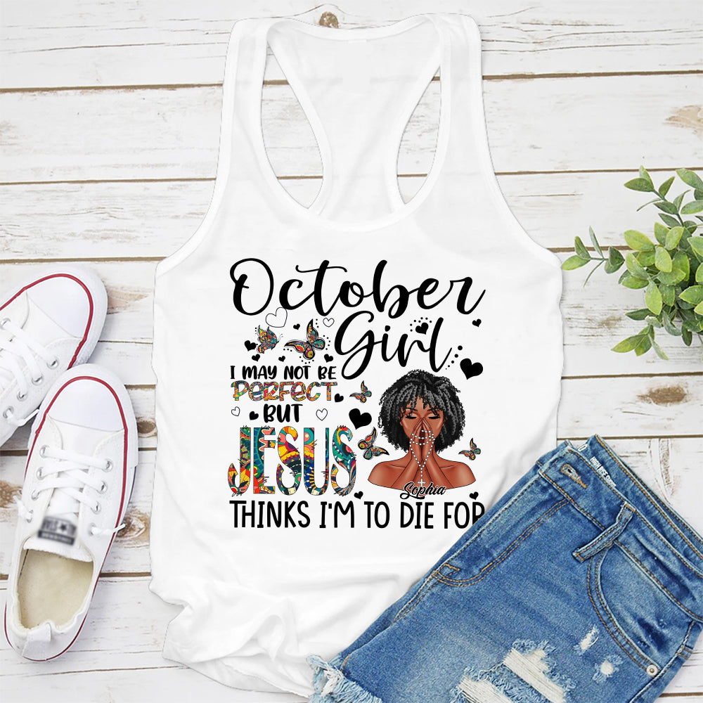 Personalized October Birthday Shirt, Custom Birthday Shirt, Queens are Born In October, October Birthday Shirts For Woman, October Birthday Gifts-YPT-ALK