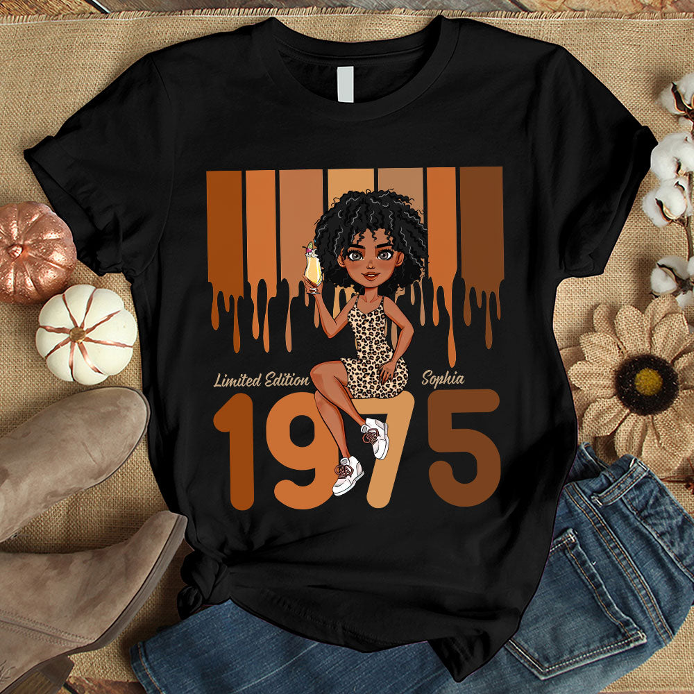 50th Birthday Shirts For Her, Personalised 50th Birthday Gifts, 1975 T Shirt, 50 And Fabulous Shirt, 50th Birthday Shirt Ideas, Gift Ideas 50th Birthday Woman -YPT-HMT