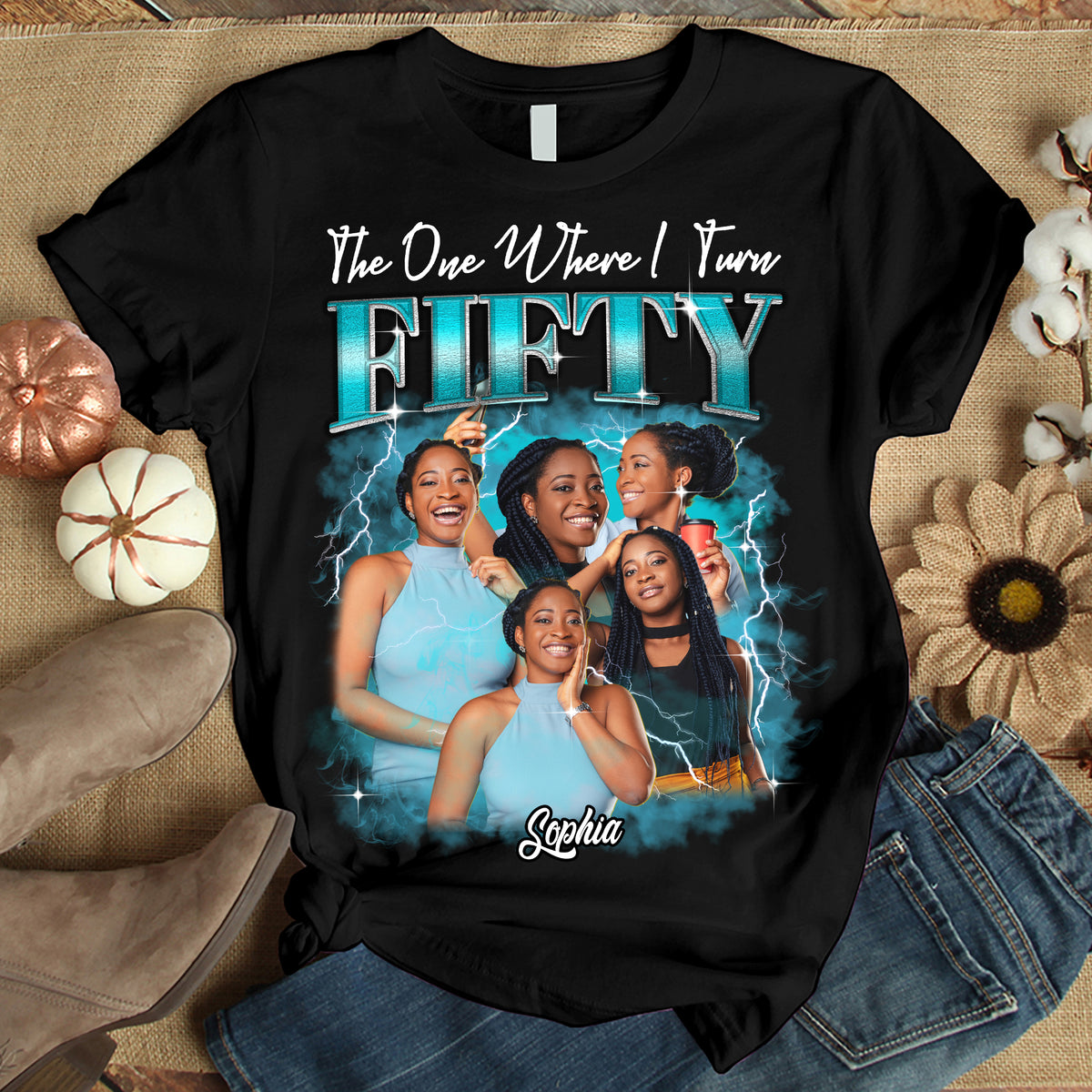 50th Birthday Shirts, Custom Birthday Shirts, Turning 50 Shirt, Gifts For Women Turning 50, 50 And Fabulous Shirt, 1974 Shirt, 50th Birthday Shirts For Her-YPT-HMT