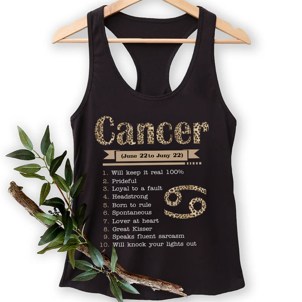 Cancer Girl, Cancer Birthday Shirts For Woman, Cancer Birthday Month, Cancer Cotton T-Shirt For Her