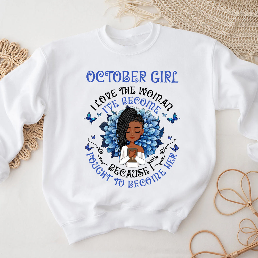 October Birthday Shirt, Custom Birthday Shirt, Queens Was Born In October, October Birthday Shirts For Woman, October Birthday Gifts