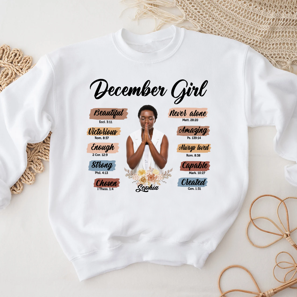 December Birthday Shirt, Custom Birthday Shirt, Queen Was Born In December, December Birthday Shirts For Woman, December Birthday Gifts