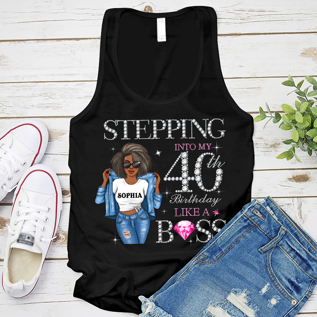 40th Birthday Shirts, Custom Birthday Shirts, Turning 40 Shirt, Gifts For Women Turning 40, 40th Birthday Shirts For Her-YPT-HMT