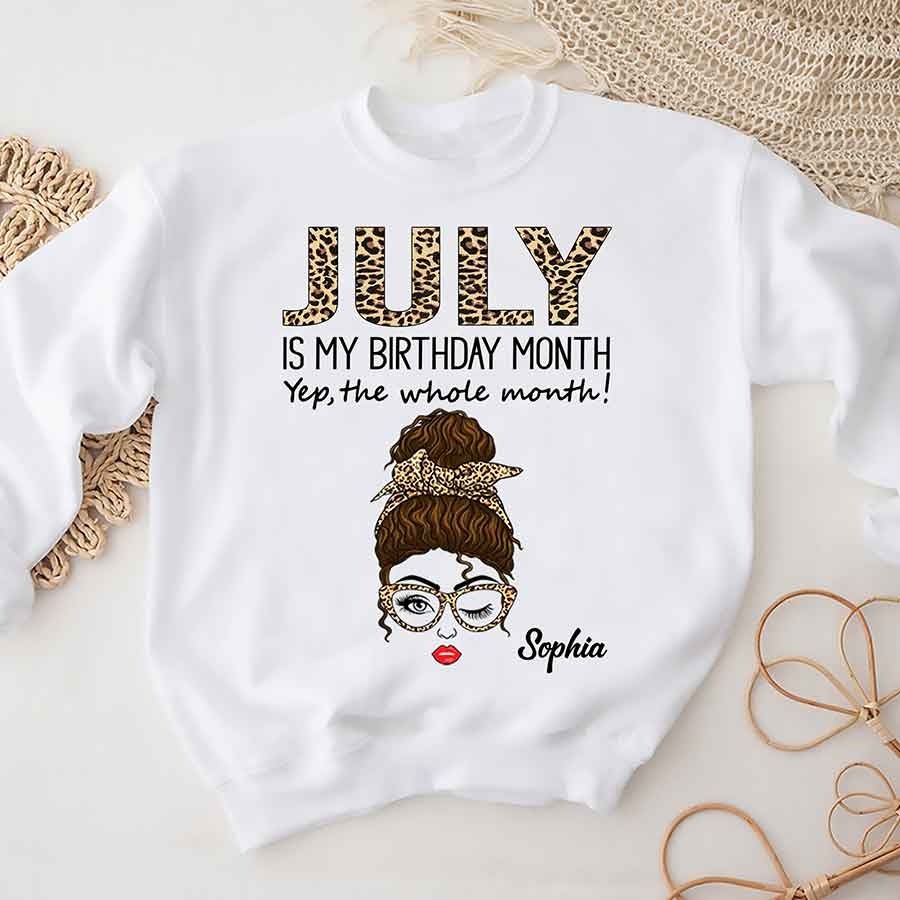 July Birthday Shirt, Custom Birthday Shirt, Queens Born In July, July Birthday Shirts For Woman, July Birthday Gifts-YPT-ALK