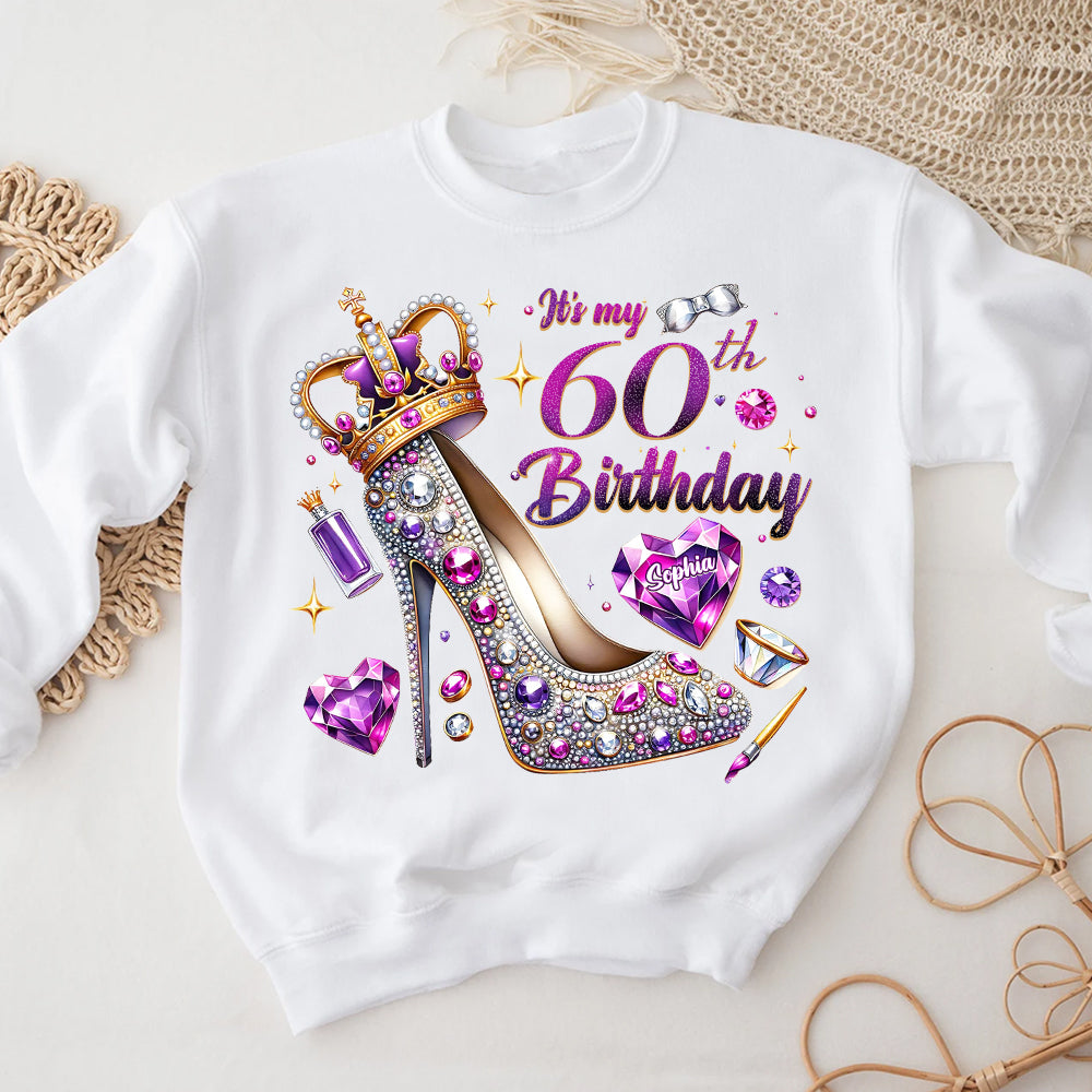 60th Birthday Shirts, Custom Birthday Shirts, Turning 60 Shirt, Gifts For Women Turning 60, 60th Birthday Shirts For Her-YPT-ALK