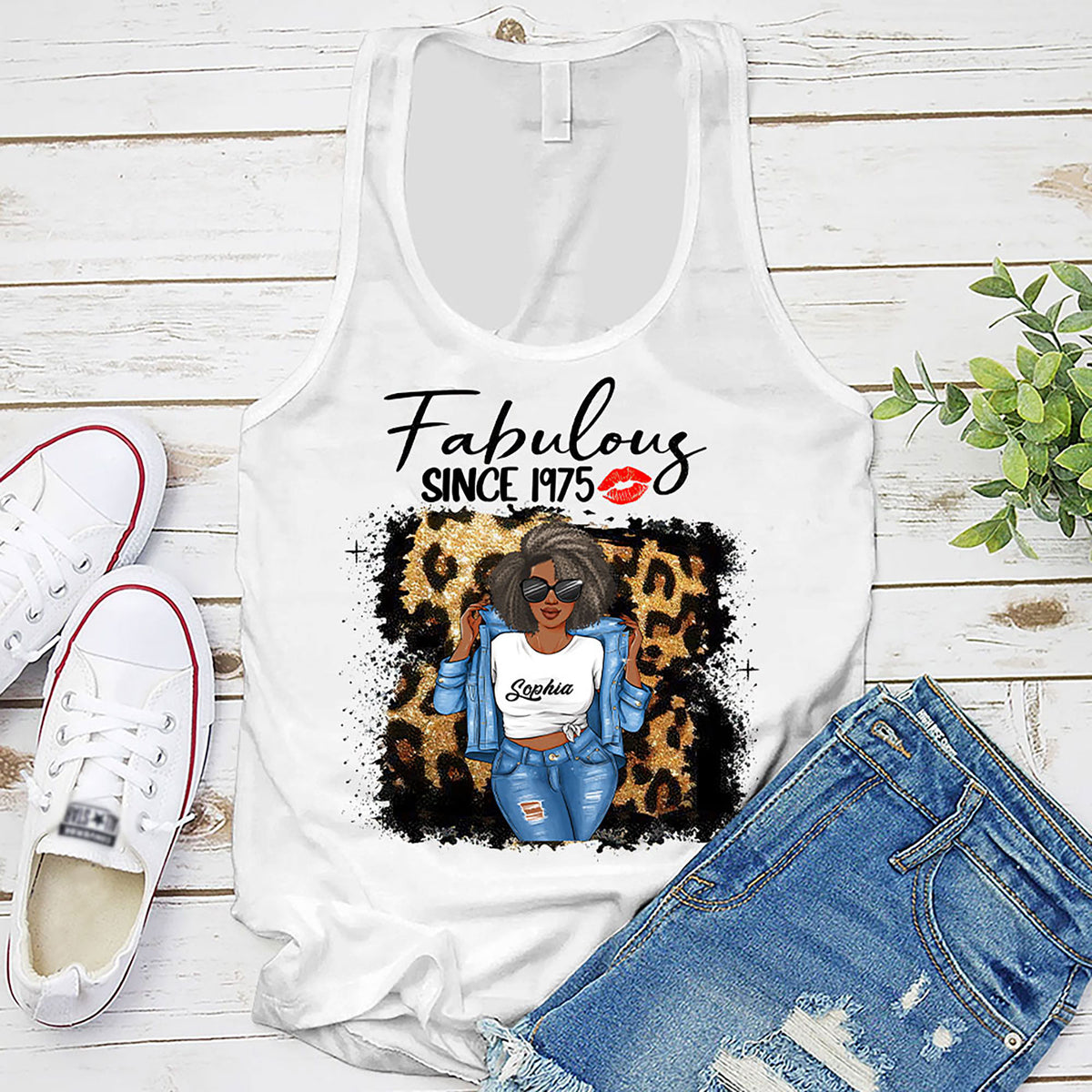 50th Birthday Shirts, Custom Birthday Shirts, Turning 50 Shirt, Gifts For Women Turning 50, 50 And Fabulous Shirt, 1975 Shirt, 50th Birthday Shirts For Her-YPT-HMT