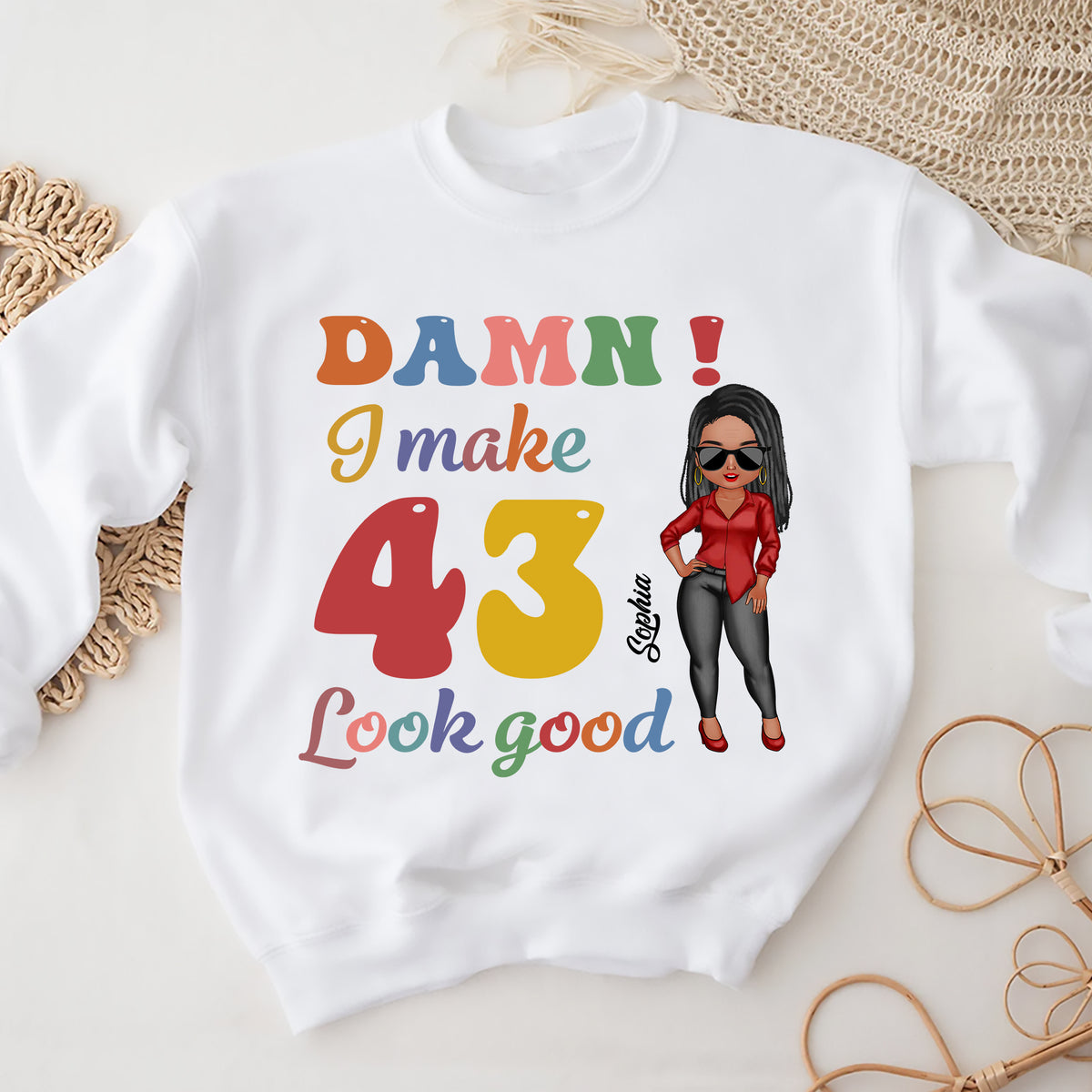 43rd Birthday Shirts, Custom Birthday Shirts, Turning 43 Shirt, Gifts For Women Turning 43, 43 And Fabulous Shirt, 1981 Shirt - ALK