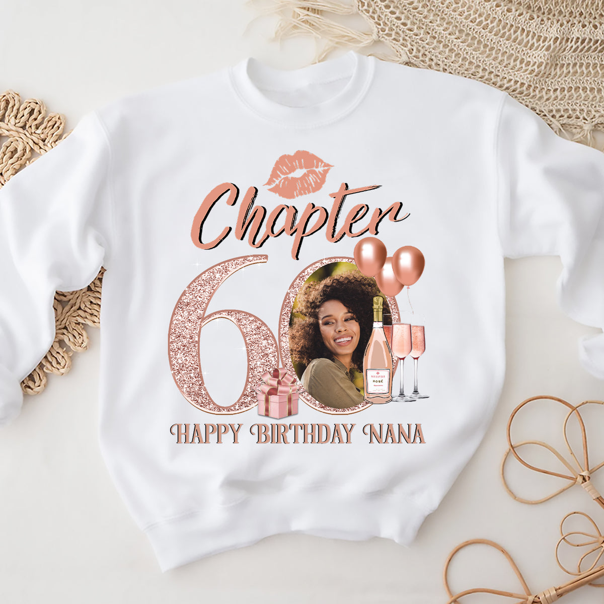 60th Birthday Shirts, Custom Birthday Shirts, Turning 60 Shirt, Gifts For Women Turning 60, 60 And Fabulous Shirt, 60th Birthday Shirts For Her-YPT-ALK