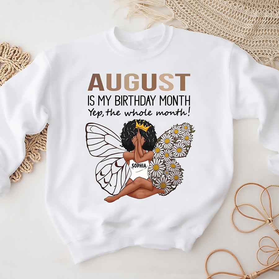 August Birthday Shirt, Custom Birthday Shirt, Queens Born In August, August Birthday Gifts, August Shirts For Woman-YPT-ALK