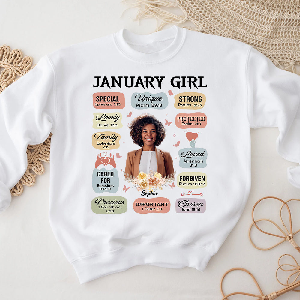 Custom January Birthday Shirt For Woman, Queens Are Born In January Gifts, January Birthday Woman Shirt, January Queen Gift