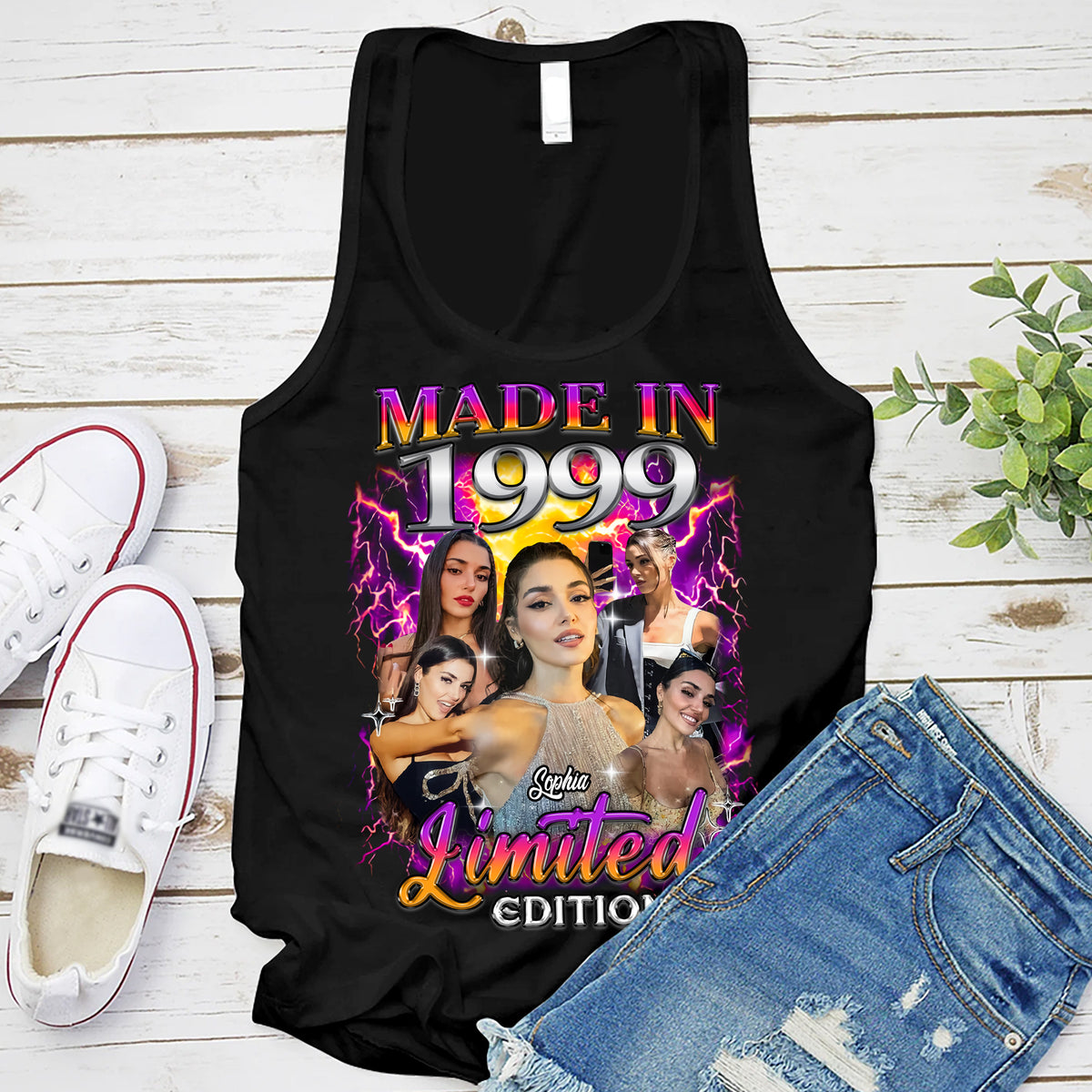 25th Birthday Shirts, Custom Birthday Shirts, Turning 25 Shirt, Gifts For Women Turning 25, 25 And Fabulous Shirt, 1999 Shirt, 25th Birthday Shirts For Her - YPT- HMT