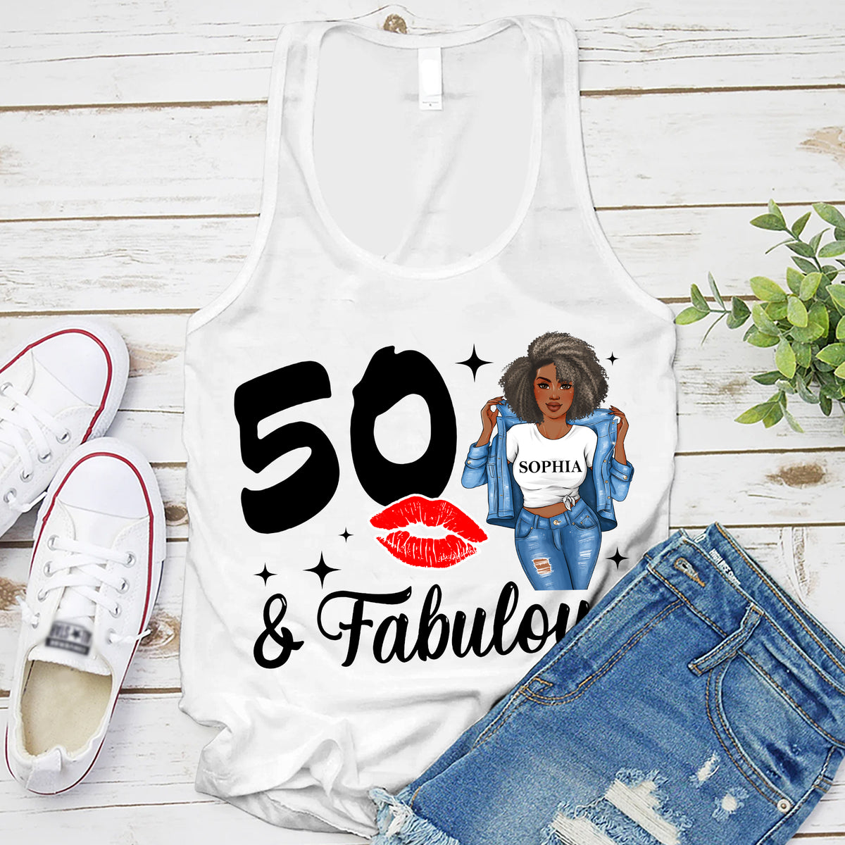 50th Birthday Shirts, Custom Birthday Shirts, Turning 50 Shirt, Gifts For Women Turning 50, 50 And Fabulous Shirt, 50th Birthday Shirts For Her-YPT-TLT