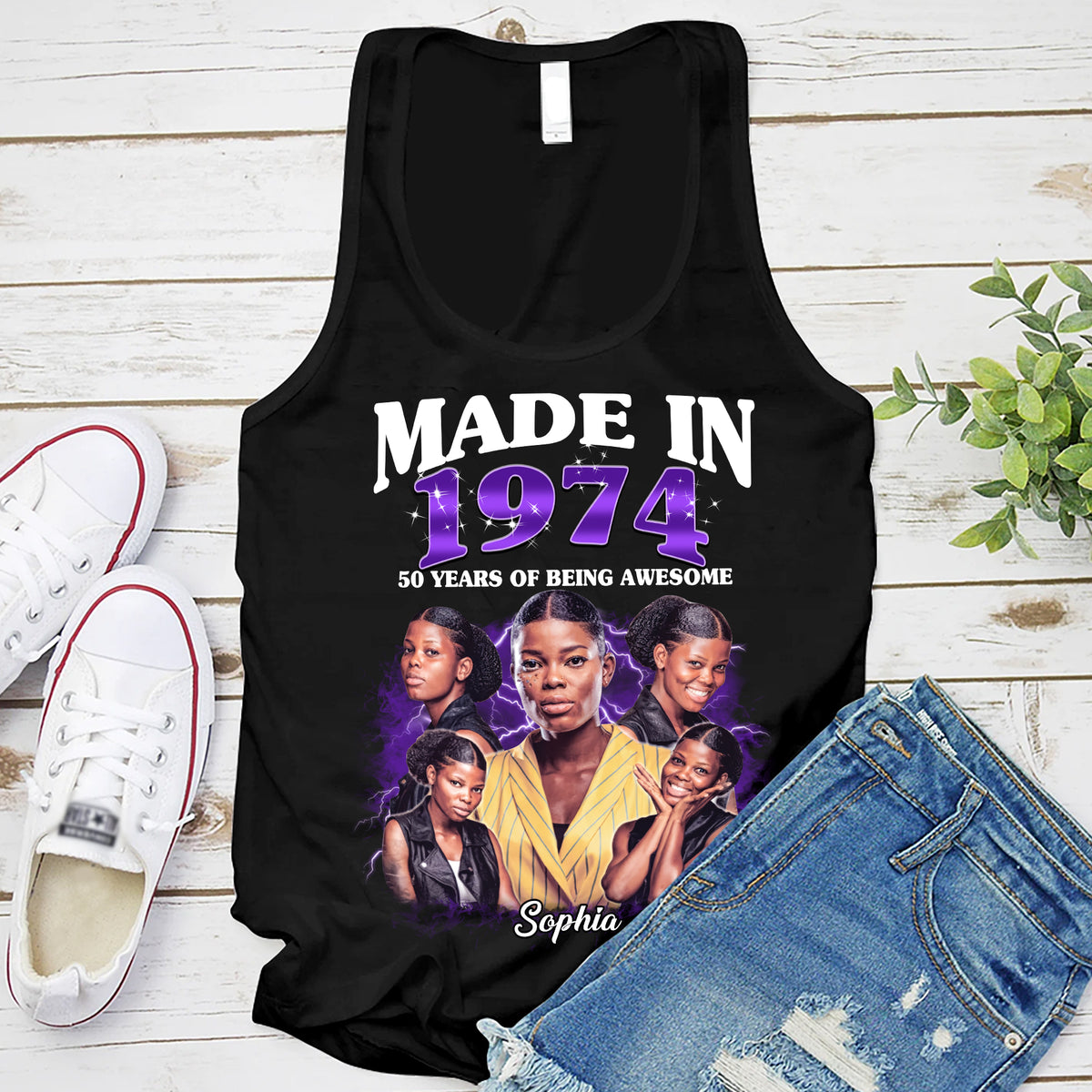 Chapter 50, Fabulous Since 1974 50th Birthday Unique T Shirt For Woman, Her Gifts For 50 Years Old , Turning 50 Birthday Cotton Shirt - HMT