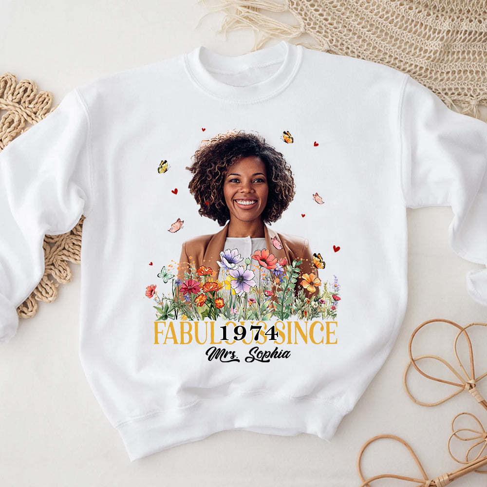 50th Birthday Shirts, Custom Birthday Shirts, Turning 50 Shirt, Gifts For Women Turning 50, 50 And Fabulous Shirt, 1974 Shirt - ALK