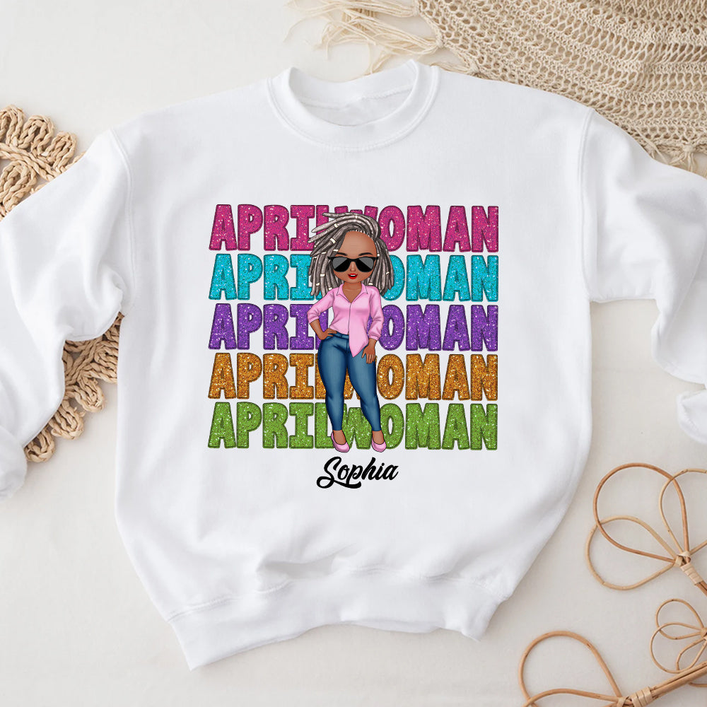 April Birthday Shirts, Custom Birthday Shirts, Gifts For April Women-HCT