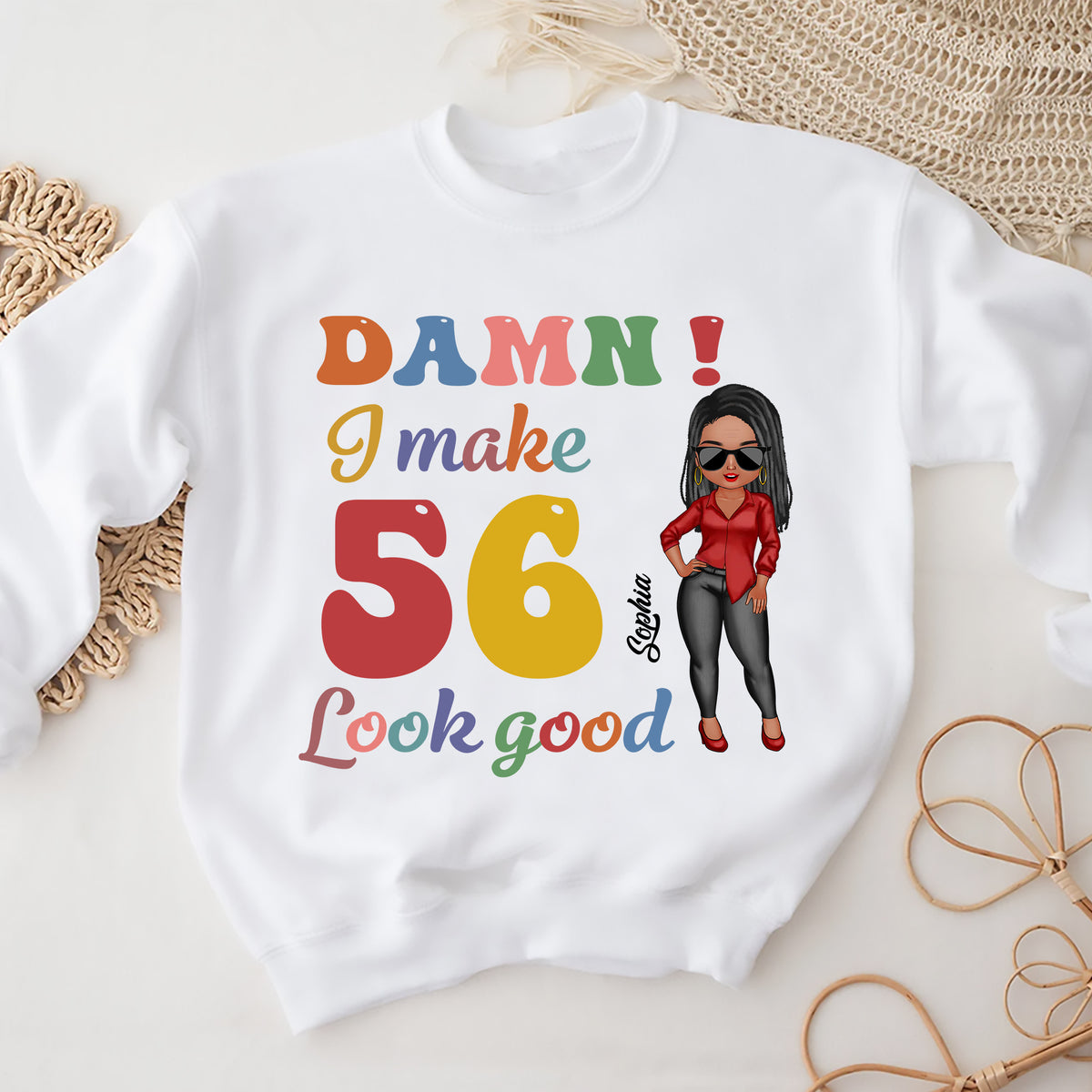 56th Birthday Shirts, Custom Birthday Shirts, Turning 56 Shirt, Gifts For Women Turning 56, 56 And Fabulous Shirt, 1968 Shirt - ALK