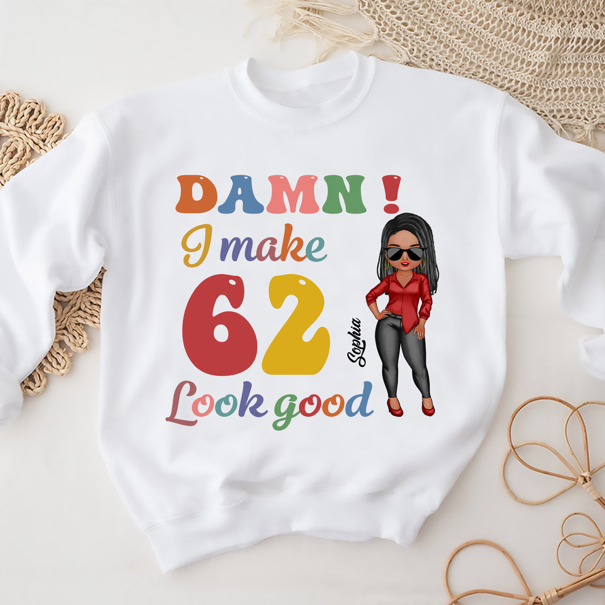 62nd Birthday Shirts, Custom Birthday Shirts, Turning 62 Shirt, Gifts For Women Turning 62, 62 And Fabulous Shirt, 1962 Shirt - ALK