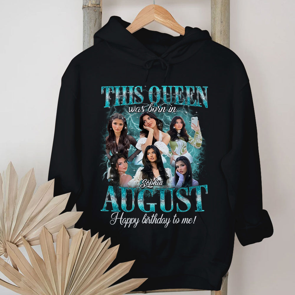 August Birthday Shirt, Custom Birthday Shirt, Queens Born In August, August Birthday Shirts For Woman, August Birthday Gifts, August Is My Birthday Month, Yep The Whole Month-YPT-TLQ