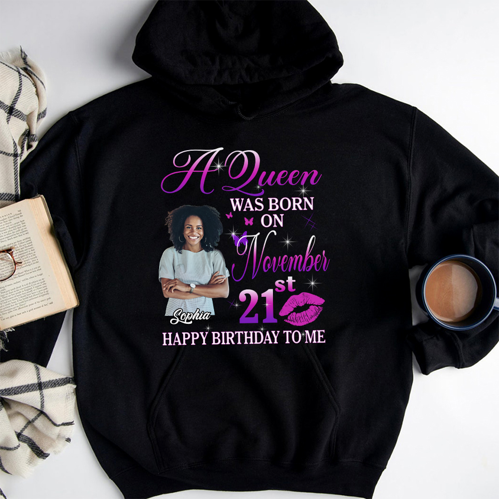 November Birthday Shirt, Custom Birthday Shirt, Queen Was Born In November Birthday Shirts For Woman