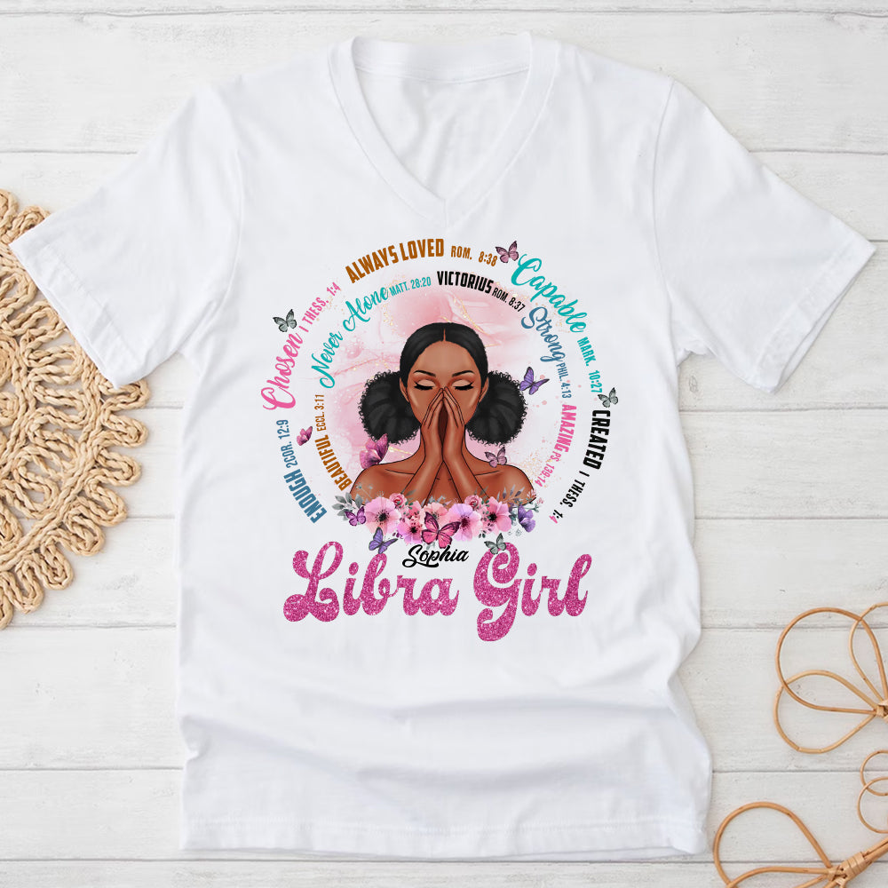 Custom Birthday Shirt, Libra Zodiac t shirt, Libra Birthday shirt, Libra t shirts for ladies, Libra Queen Birthday shirt-YPT-ALK